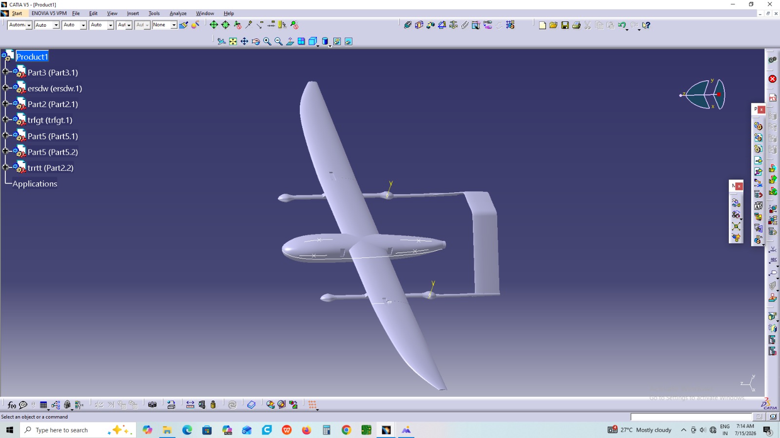 ADM VTOL Surveillance Drone